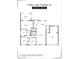 A detailed floor plan of a home layout showing room dimensions and layout at 2708 E Villa Theresa Dr, Phoenix, AZ 85032