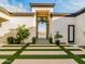 Charming courtyard featuring lush greenery, elegant decor, and a tranquil atmosphere at 3518 N 201St Ln, Buckeye, AZ 85396