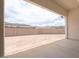 View of the backyard with low-maintenance landscaping and a privacy fence at 3824 W Lodge Dr, Laveen, AZ 85339