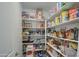 Walk-in pantry with floor to ceiling shelving providing ample storage space at 4507 S 119Th Dr, Avondale, AZ 85323