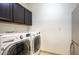 Well-equipped laundry room with modern appliances, ample storage, and functional design at 5672 E Beverly Ln, Scottsdale, AZ 85254