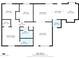 Detailed floor plan showcasing the layout of the house at 6313 W Carol Ave, Glendale, AZ 85302