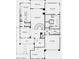 Detailed floor plan showing layout of rooms including owner's suite, kitchen, dining, and multiple car garage at 8426 W Solano Dr, Glendale, AZ 85305