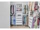 Walk-in closet featuring custom shelves, drawers, hanging rods, and organized storage for clothes and accessories at 10004 S Smythe Dr, Apache Junction, AZ 85120