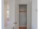 Well-organized closet with rod for hanging clothes at 1226 E Greenway Cir, Mesa, AZ 85203