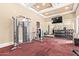 Well-equipped gym with modern fitness equipment, providing a convenient workout space at 1367 S Country Club Dr # 1299, Mesa, AZ 85210