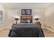 Bedroom featuring a ceiling fan, recessed lights, and neutral color palette at 1508 N Alta Mesa Dr # 120, Mesa, AZ 85205