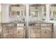 Stylish bathroom with dual sinks and mirrored vanities at 2026 E Cortez Dr, Gilbert, AZ 85234