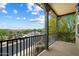 Balcony view of the street, neighborhood, blue sky, and surrounding landscape at 22925 N 46Th St, Phoenix, AZ 85050