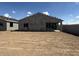 New home backyard, blank canvas awaits landscaping and outdoor living design at 2300 E Spur Dr, San Tan Valley, AZ 85140