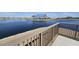 Scenic lake view from community area featuring a covered pavilion at 2382 E Homesteader Rd, San Tan Valley, AZ 85140