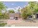 Patio and fire pit in a gravel backyard at 2579 E Camellia Dr, Gilbert, AZ 85296