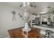 Charming dining area with a view towards the kitchen and featuring stylish decor at 2579 E Camellia Dr, Gilbert, AZ 85296