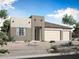 Charming single-Gathering home with modern design, desert landscaping, and a three-car garage at 294 W Flax Dr, San Tan Valley, AZ 85140