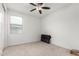 Bedroom featuring a ceiling fan and a window with blinds at 3264 E Luna Dr, San Tan Valley, AZ 85143