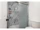 Modern bathroom features a shower with marble-style walls at 3646 N 67Th Ave # 20, Phoenix, AZ 85033