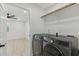 Laundry room featuring new washer and dryer units and a hanging rack at 405 E Cornell Dr, Tempe, AZ 85283