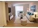 Bright living room featuring neutral colors, a comfortable seating area, and stylish decor at 720 S Dobson Rd # 95, Mesa, AZ 85202