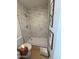 Modern walk-in shower featuring marble-style tile, complemented by sleek fixtures and a minimalist design at 720 S Dobson Rd # 95, Mesa, AZ 85202