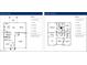 Pacific floor plan - first floor featuring a kitchen, dining room, great room, flex room, and 2-car garage at 820 W Riparian Dr, San Tan Valley, AZ 85140