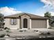 Charming single-story home featuring a tile roof and a two-car garage at 823 W Riparian Dr, San Tan Valley, AZ 85140