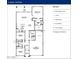 Detailed floor plan showing layout of the Azure First Floor with square footage and room dimensions at 823 W Riparian Dr, San Tan Valley, AZ 85140
