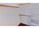 Neat, organized walk-in closet with ample shelving and hanging space for easy storage at 1453 W Birch Rd, San Tan Valley, AZ 85140