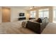 Bright living room featuring neutral color, and large windows at 2543 W Rabjohn Rd, Phoenix, AZ 85085