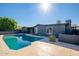Private pool area with ample patio space, great for summer relaxation and entertainment at 3824 W Carol Ave, Phoenix, AZ 85051