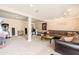 Finished basement featuring a spacious layout with recreation area, ideal for entertaining and relaxation at 3951 E Sequoia Trl, Phoenix, AZ 85044