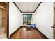Dedicated exercise room with hardwood floors and beautiful views, perfect for a home gym setup at 40853 N 94Th St, Scottsdale, AZ 85262