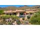 Stunning aerial view of desert home showcasing backyard, patio, and outdoor pool at 40853 N 94Th St, Scottsdale, AZ 85262