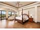 Main bedroom featuring desert views, a ceiling fan, and lots of space for seating at 40853 N 94Th St, Scottsdale, AZ 85262