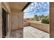 Relaxing balcony featuring tiled flooring and views of the beautiful Arizona landscape at 4354 N 82Nd St # 178, Scottsdale, AZ 85251