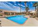 Inviting community pool surrounded by lounging areas, umbrellas, and a cabana at 4354 N 82Nd St # 178, Scottsdale, AZ 85251