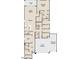 Detailed floor plan of home featuring primary suite, bedrooms, kitchen, and three car garage at 46886 W Coe St, Maricopa, AZ 85139