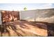 Paver patio at the entrance to the backyard, bordered by a block wall at 919 W Lodge Dr, Tempe, AZ 85283