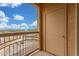 A view from the balcony with exterior storage and overlooking the surrounding area at 9820 N Central Ave # 224, Phoenix, AZ 85020