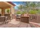 Community grill area featuring a built-in grill and dining area at 9820 N Central Ave # 224, Phoenix, AZ 85020