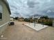 Spacious gravel backyard featuring a patio and shed at 10231 E Illini St, Mesa, AZ 85208