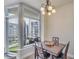 Dining area with large windows and chandelier at 140 E Rio Salado Pkwy # 402, Tempe, AZ 85281