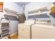 Functional laundry room with modern washer and dryer units at 1650 E Gary St, Mesa, AZ 85203