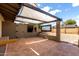 Outdoor kitchen and seating area perfect for gatherings at 1650 E Gary St, Mesa, AZ 85203