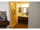 Bathroom featuring a sink, vanity, and shower at 1927 E Hampton Ave # 208, Mesa, AZ 85204