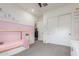 Bright bedroom featuring a cozy built-in bed and modern closet with sliding doors at 22858 E Silver Creek Ln, Queen Creek, AZ 85142