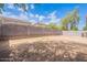 View of the property line in the backyard of the house at 2745 W Sunshine Butte Dr, San Tan Valley, AZ 85144
