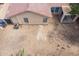 Aerial view of backyard showing the potential for a customized outdoor space at 2745 W Sunshine Butte Dr, San Tan Valley, AZ 85144