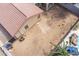 Aerial view of a spacious backyard with potential for landscaping and outdoor living at 2745 W Sunshine Butte Dr, San Tan Valley, AZ 85144