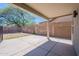 View of covered patio and fenced backyard at 3233 E Sequoia Dr, Phoenix, AZ 85050
