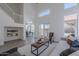Spacious living room showcasing open floor plan with view of dining area at 3233 E Sequoia Dr, Phoenix, AZ 85050